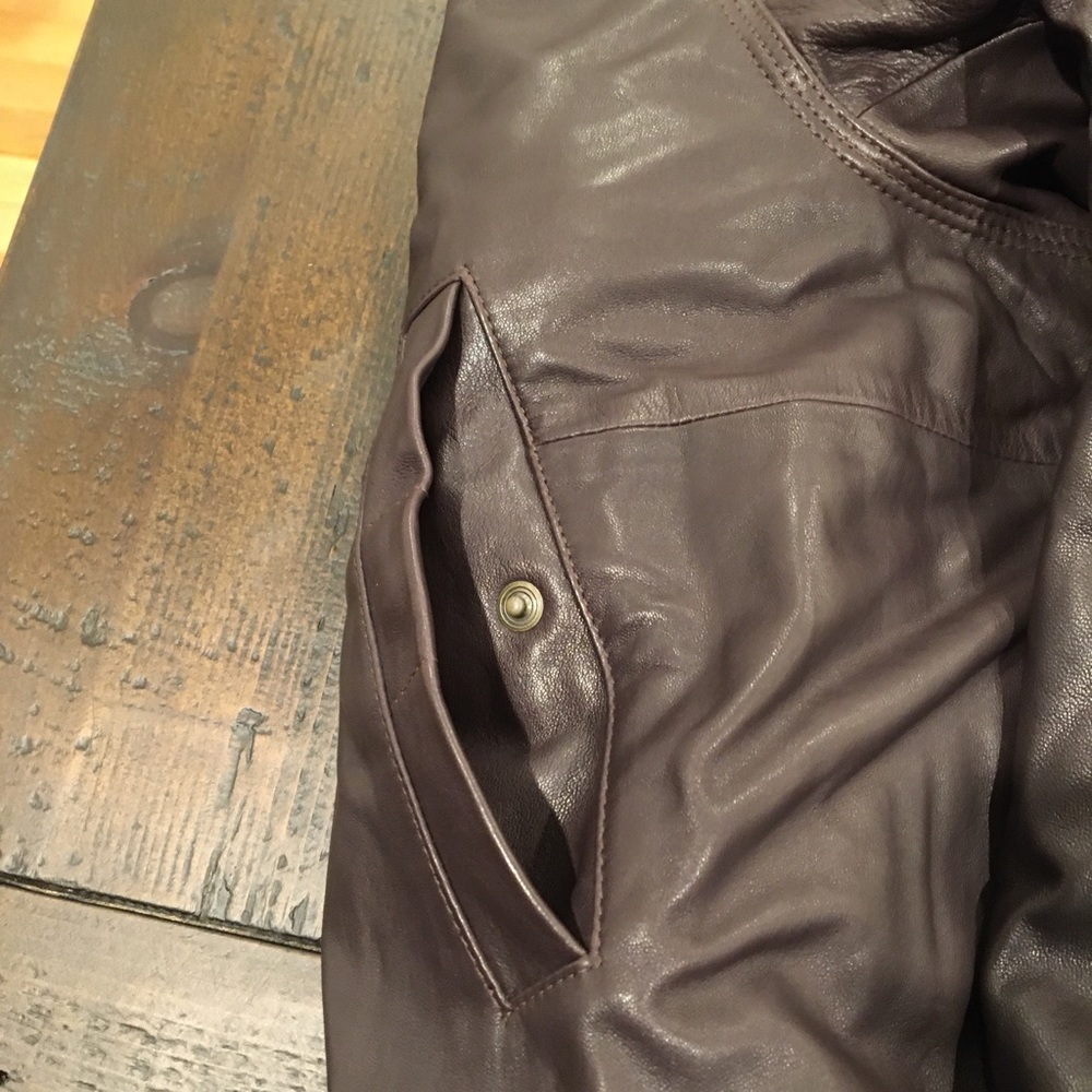 Faconnable Leather Jacket - NWT - Picture 5 of 10
